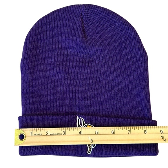NFL Minnesota Vikings Purple Beanie Adult One Size - Picture 3 of 4